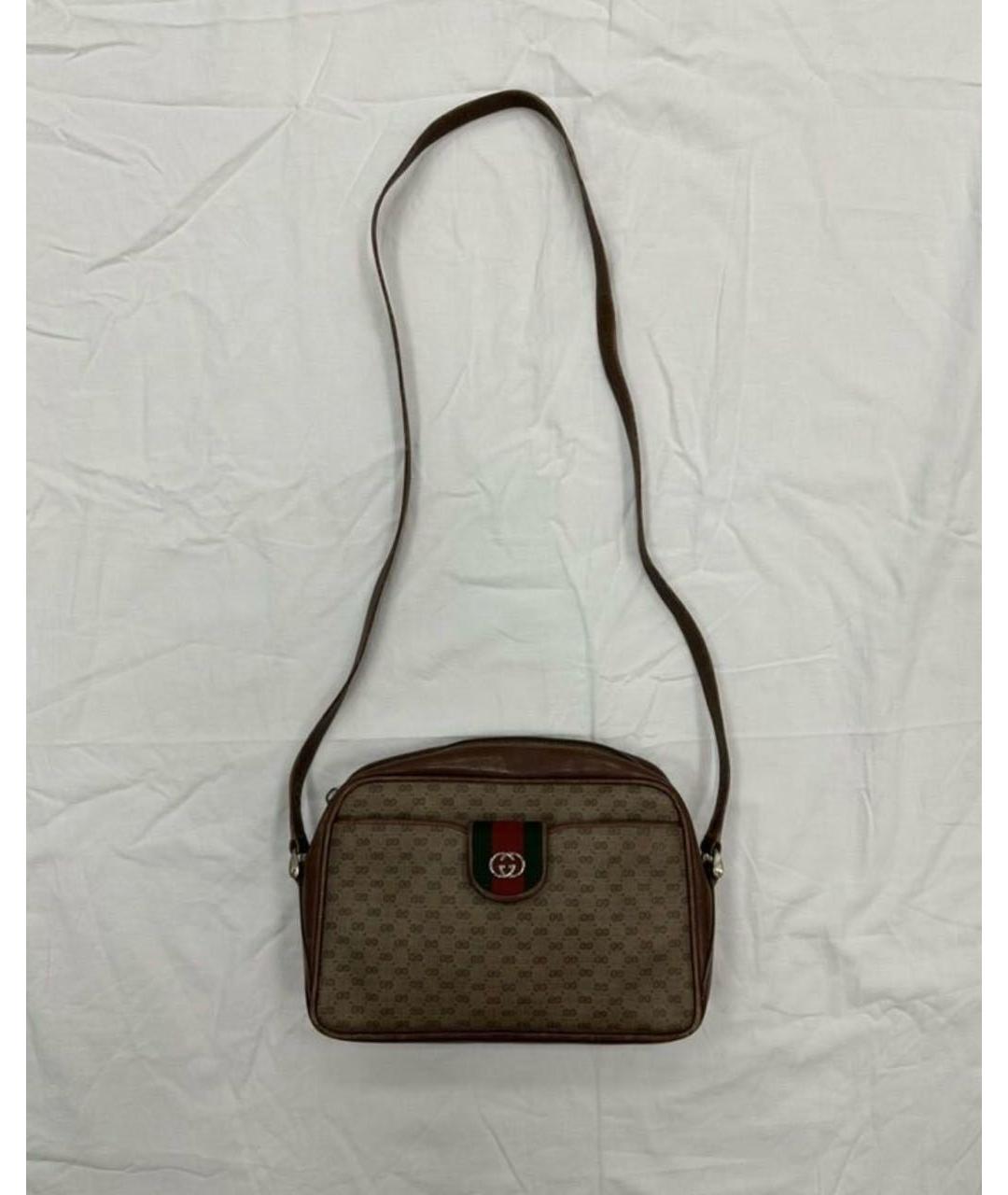 GUCCI Коричневая сумка через плечо, фото 9