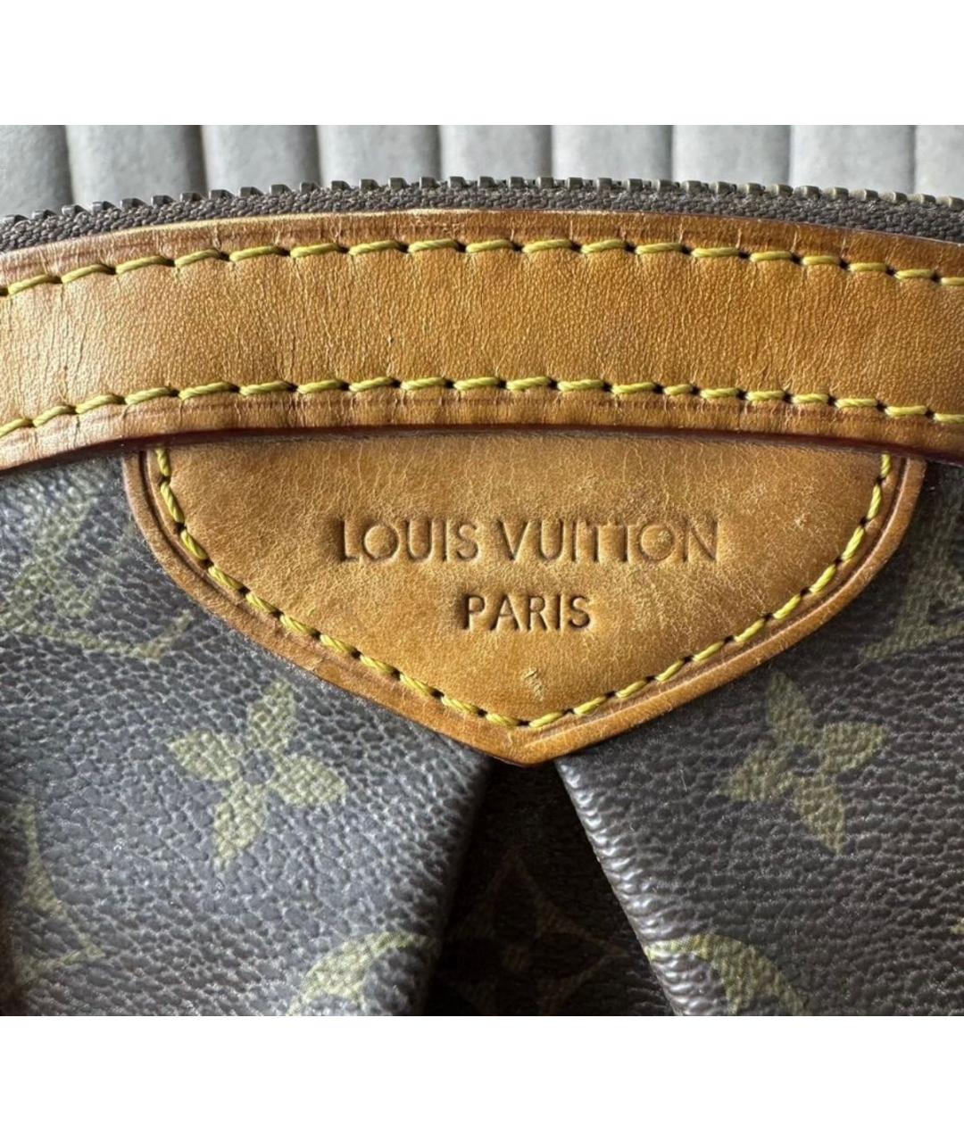 LOUIS VUITTON Коричневая сумка с короткими ручками, фото 5
