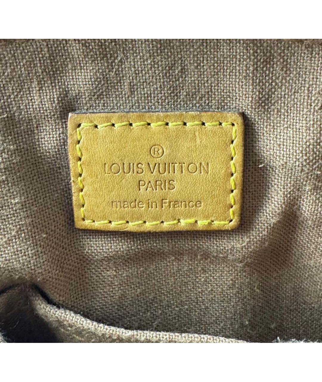 LOUIS VUITTON Коричневая сумка с короткими ручками, фото 7