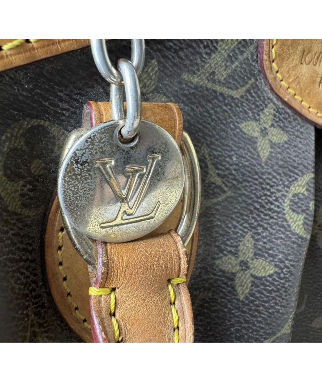 LOUIS VUITTON Коричневая сумка с короткими ручками, фото 6