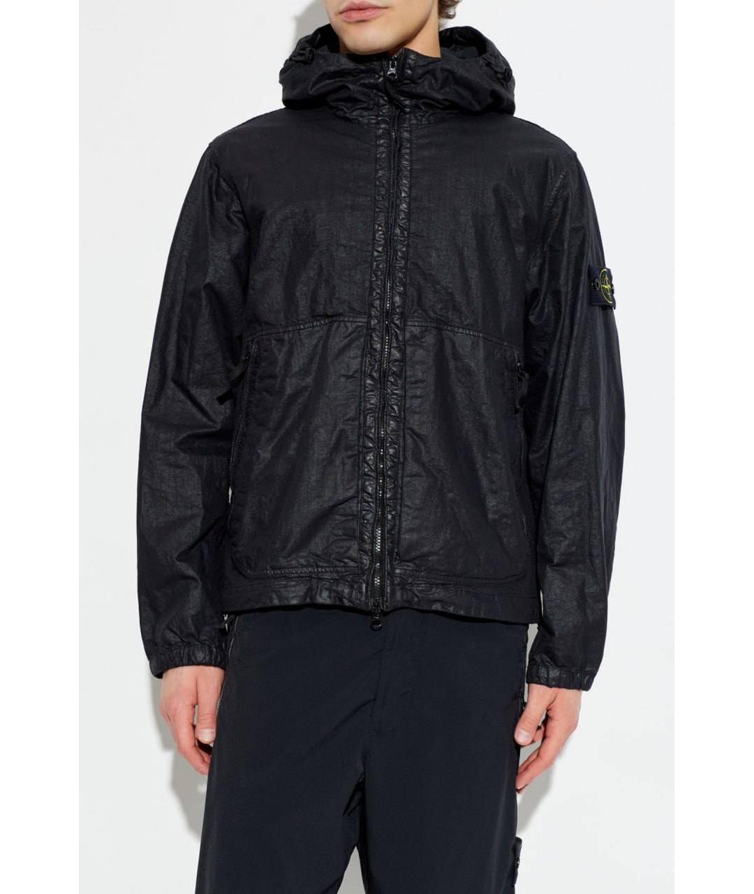 STONE ISLAND Черная куртка, фото 4