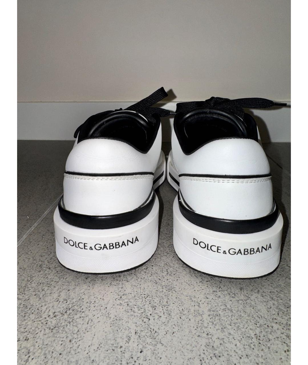 DOLCE&GABBANA Кожаные кеды, фото 4