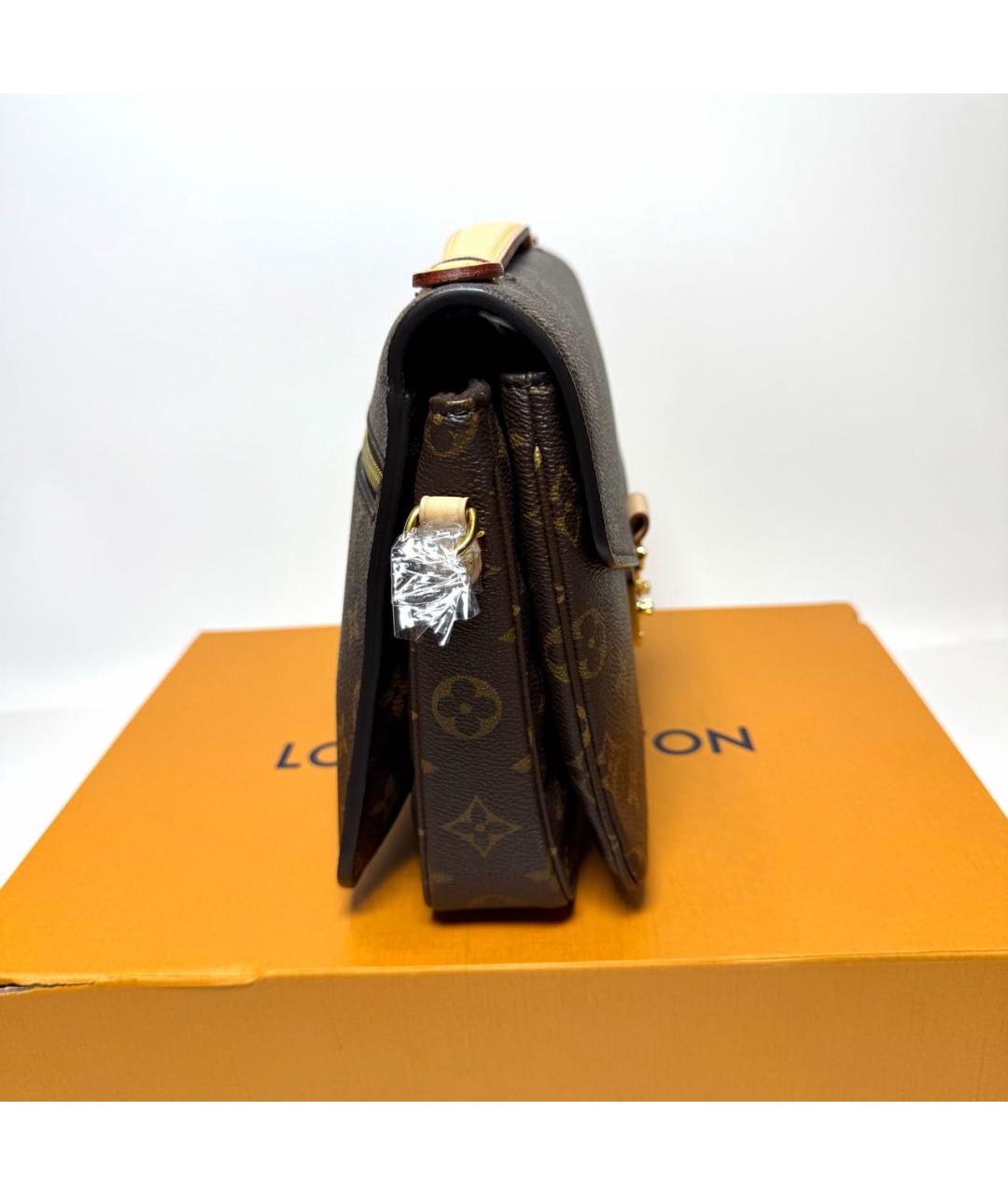 LOUIS VUITTON Коричневая сумка через плечо, фото 5
