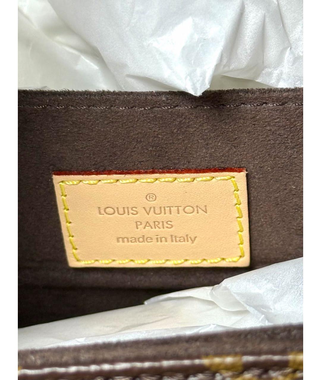 LOUIS VUITTON Коричневая сумка через плечо, фото 6