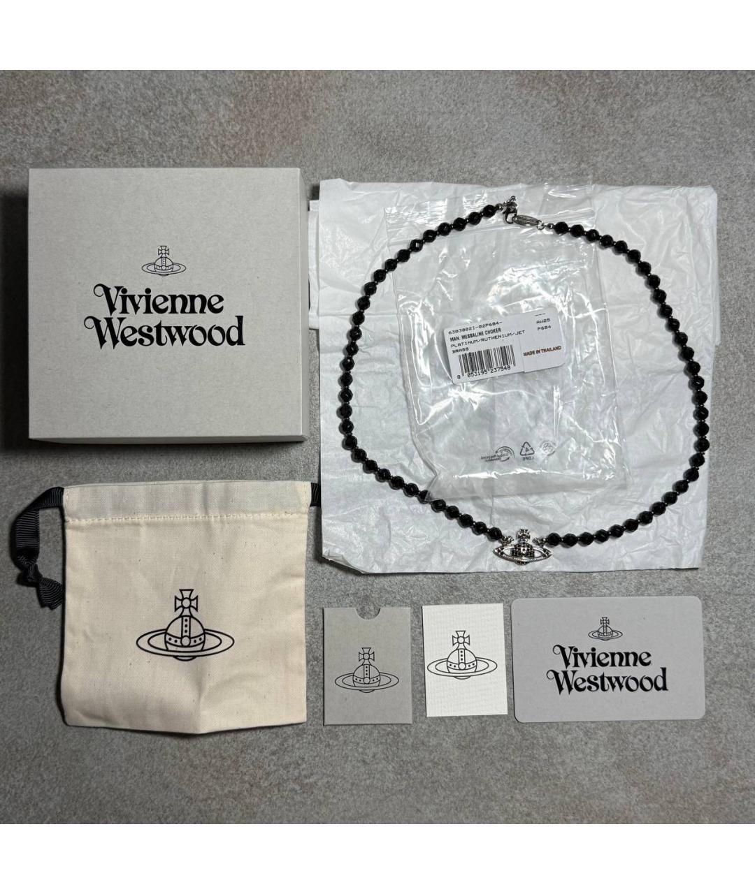 VIVIENNE WESTWOOD Черное колье, фото 5