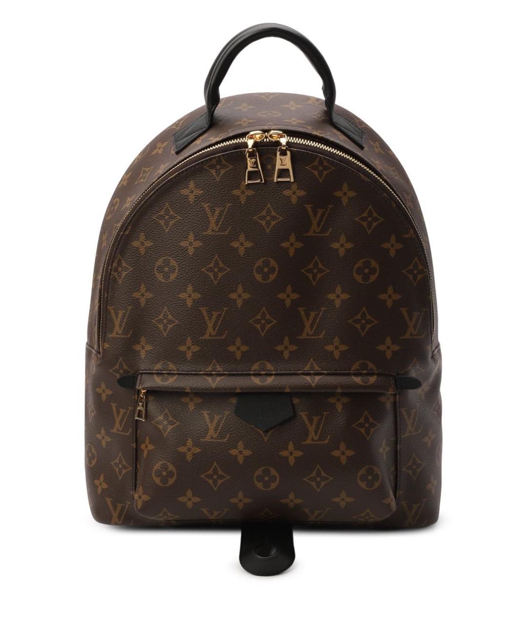 LOUIS VUITTON Коричневый кожаный рюкзак, фото 1