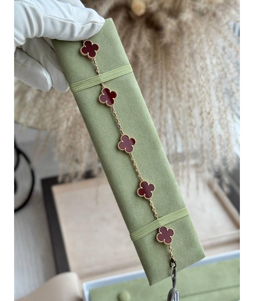 VAN CLEEF & ARPELS Красный браслет из желтого золота, фото 2