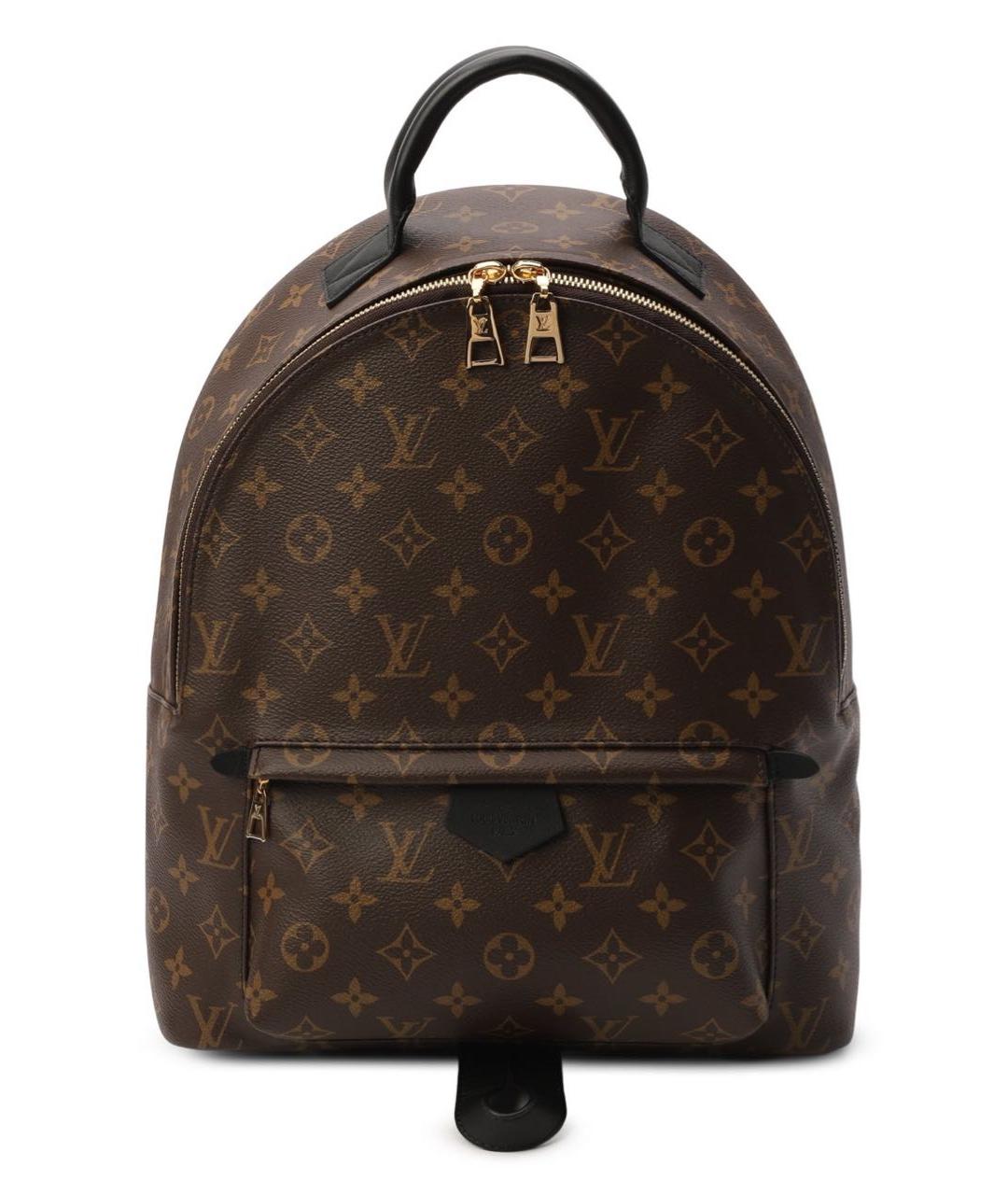 LOUIS VUITTON Коричневый кожаный рюкзак, фото 1