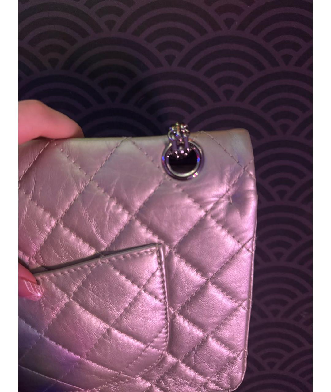 CHANEL Бежевая кожаная сумка через плечо, фото 3