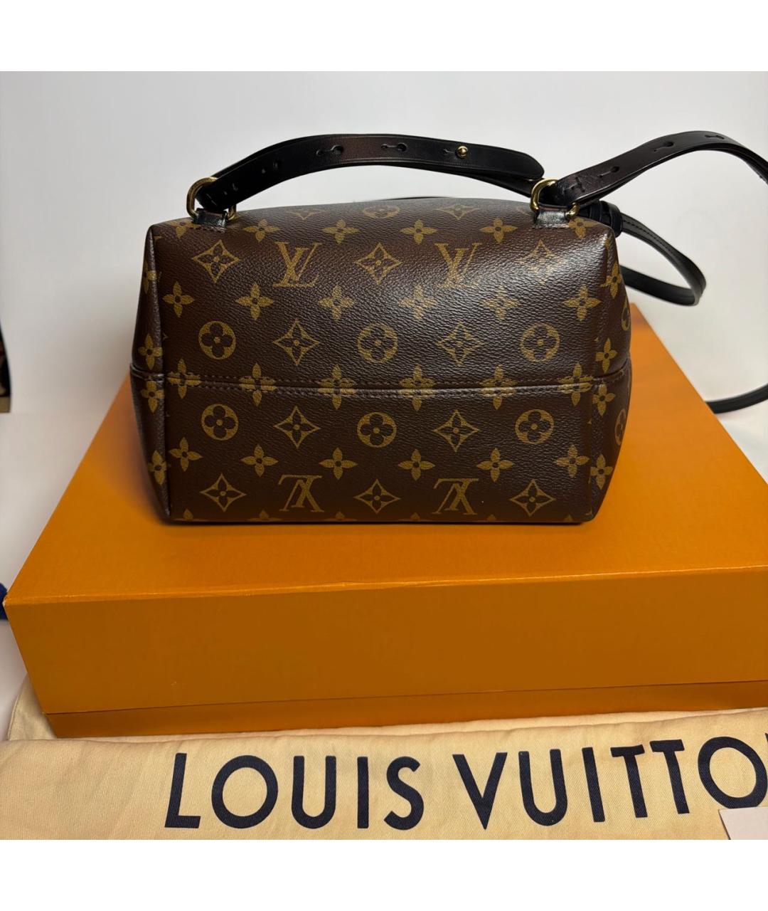 LOUIS VUITTON Коричневый кожаный рюкзак, фото 5