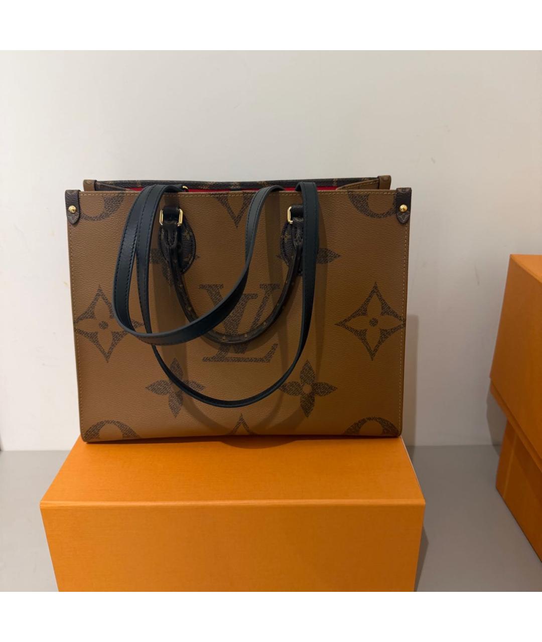 LOUIS VUITTON Коричневая сумка тоут, фото 2