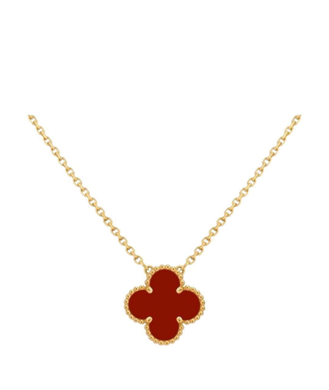 VAN CLEEF & ARPELS Красная подвеска из желтого золота, фото 1