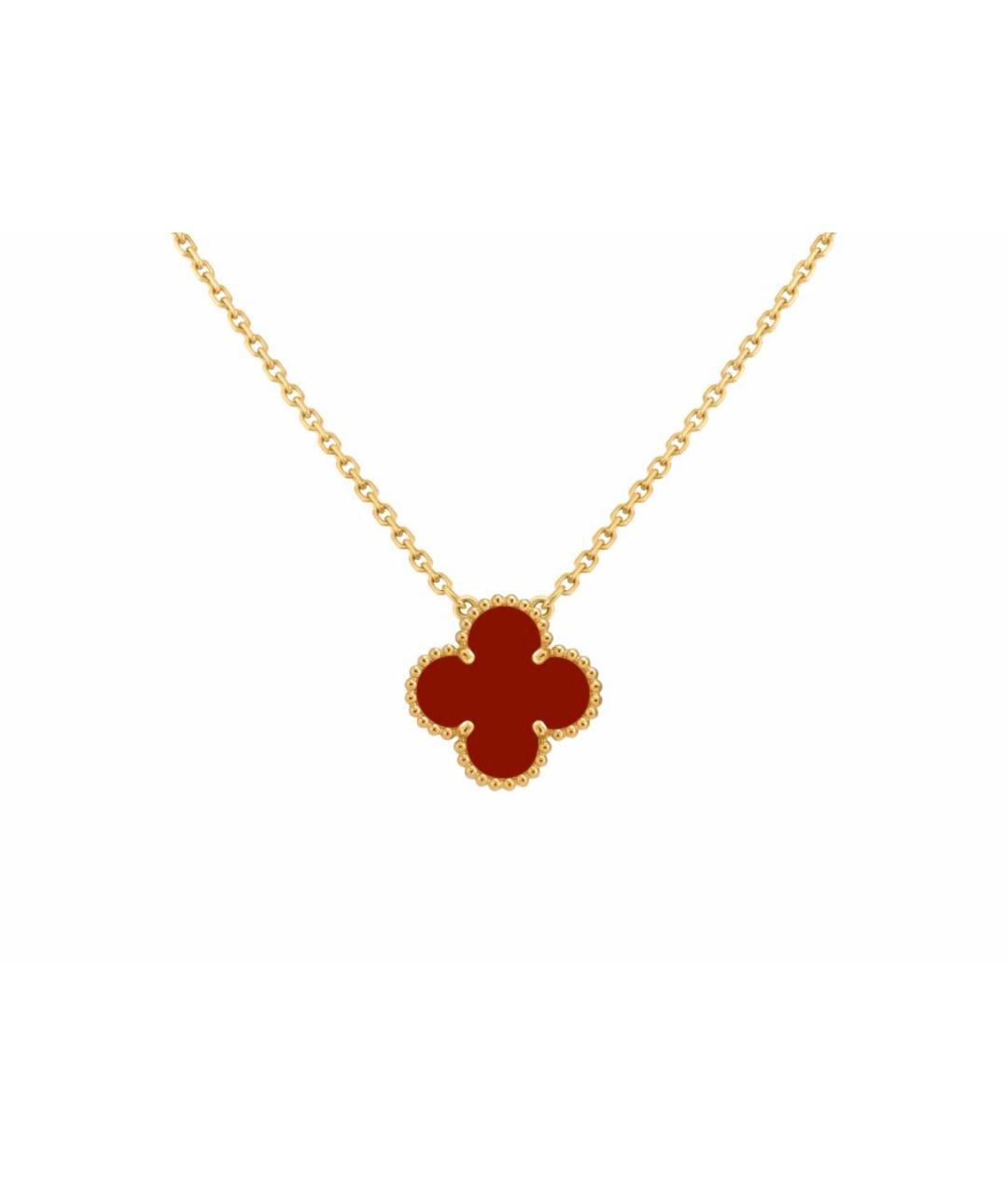 VAN CLEEF & ARPELS Красная подвеска из желтого золота, фото 7
