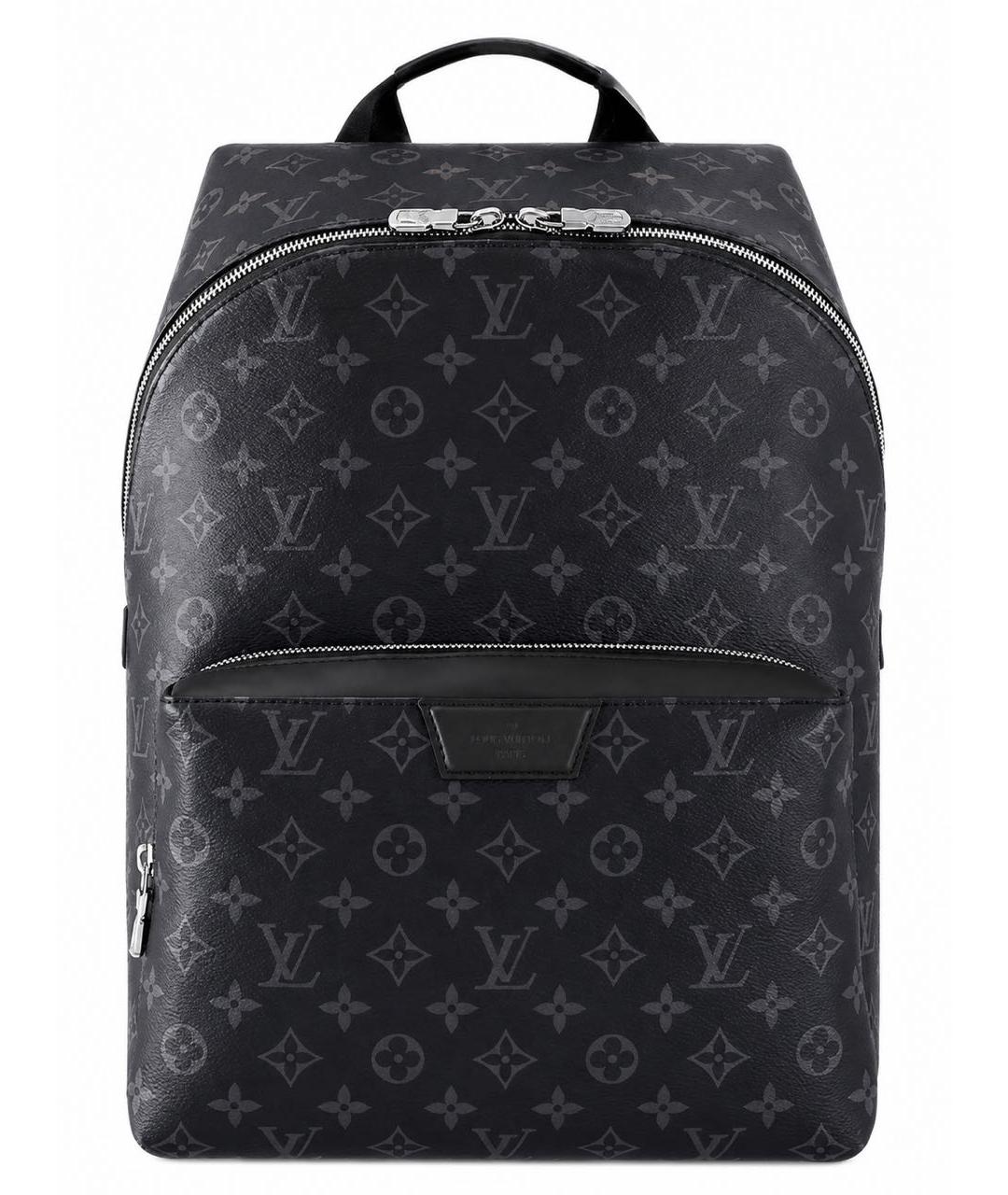 LOUIS VUITTON Черный кожаный рюкзак, фото 1