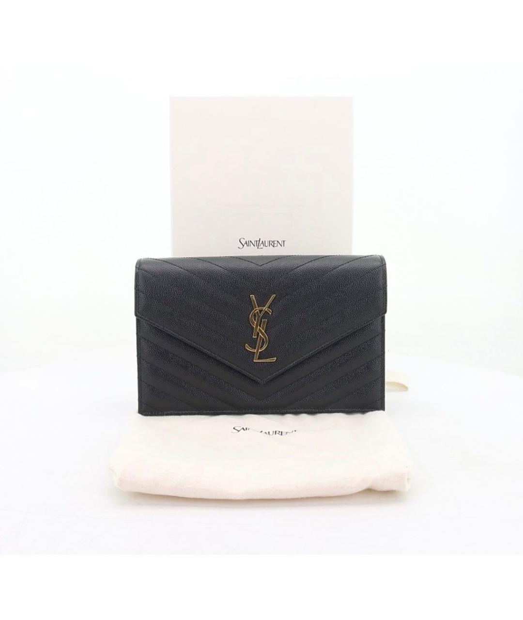 YVES SAINT LAURENT BEAUTY Черная кожаная поясная сумка, фото 2