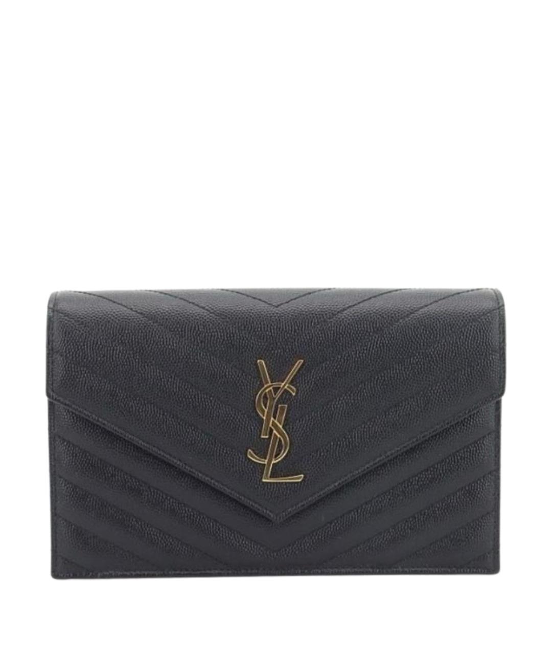 YVES SAINT LAURENT BEAUTY Черная кожаная поясная сумка, фото 1
