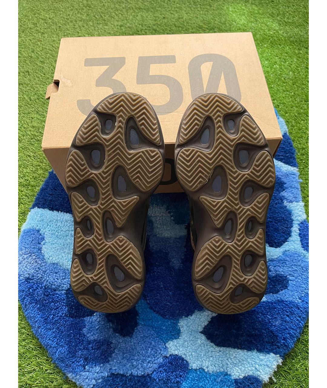 ADIDAS YEEZY Черные низкие кроссовки / кеды, фото 6
