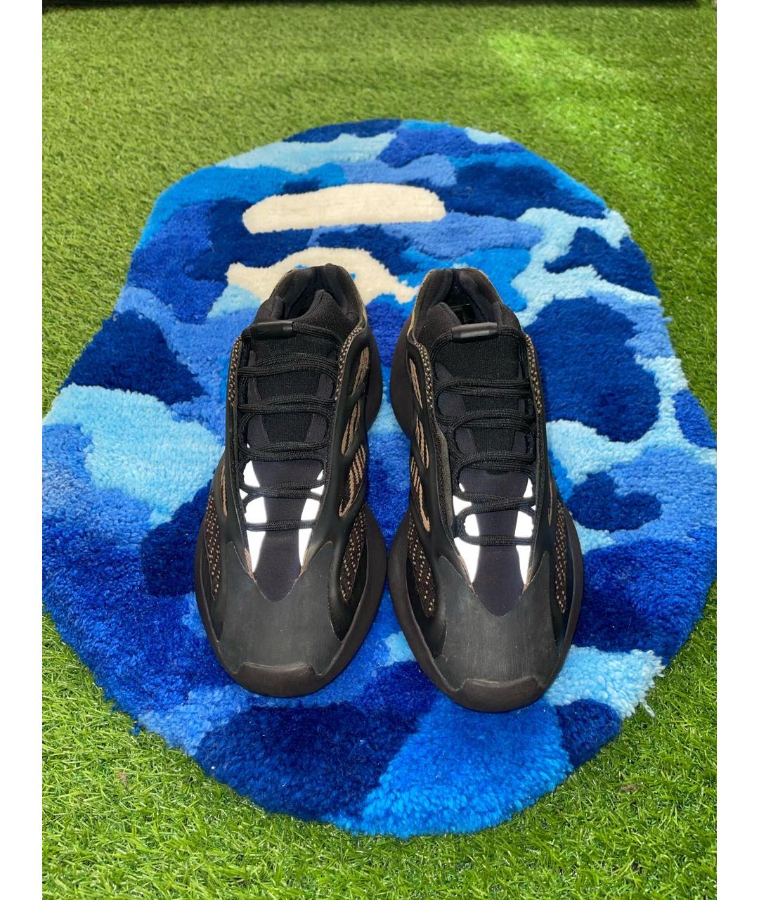 ADIDAS YEEZY Черные низкие кроссовки / кеды, фото 3