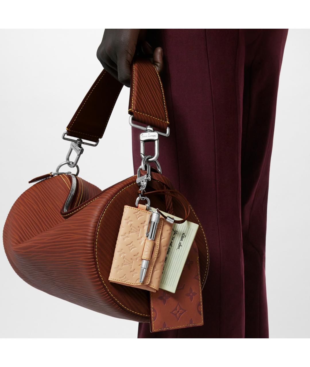 LOUIS VUITTON Бежевый брелок, фото 4