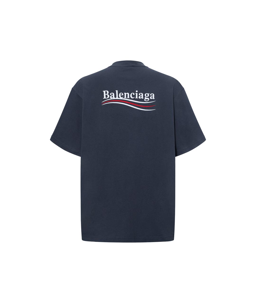 BALENCIAGA Серая футболка, фото 1
