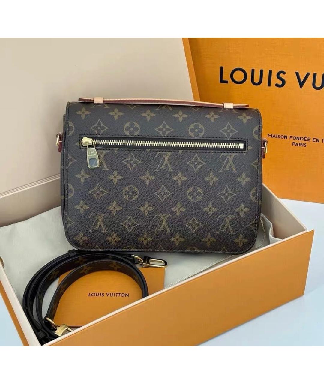 LOUIS VUITTON Коричневая сумка через плечо, фото 2