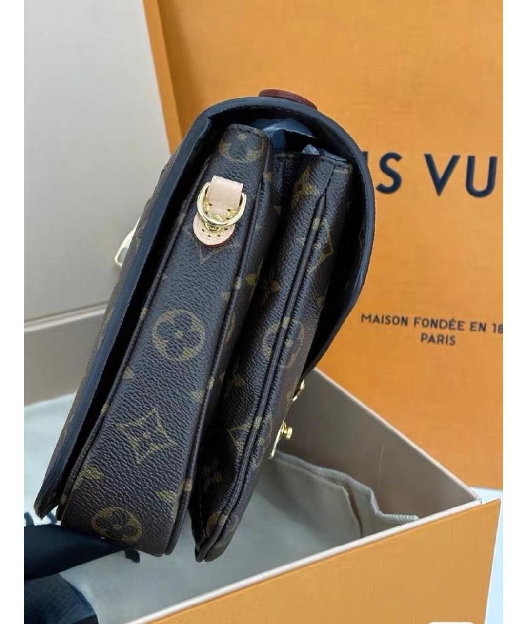LOUIS VUITTON Коричневая сумка через плечо, фото 4