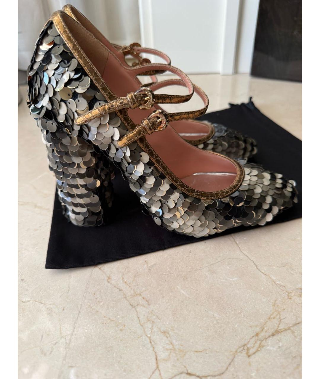 ROCHAS Мульти синтетические туфли, фото 5