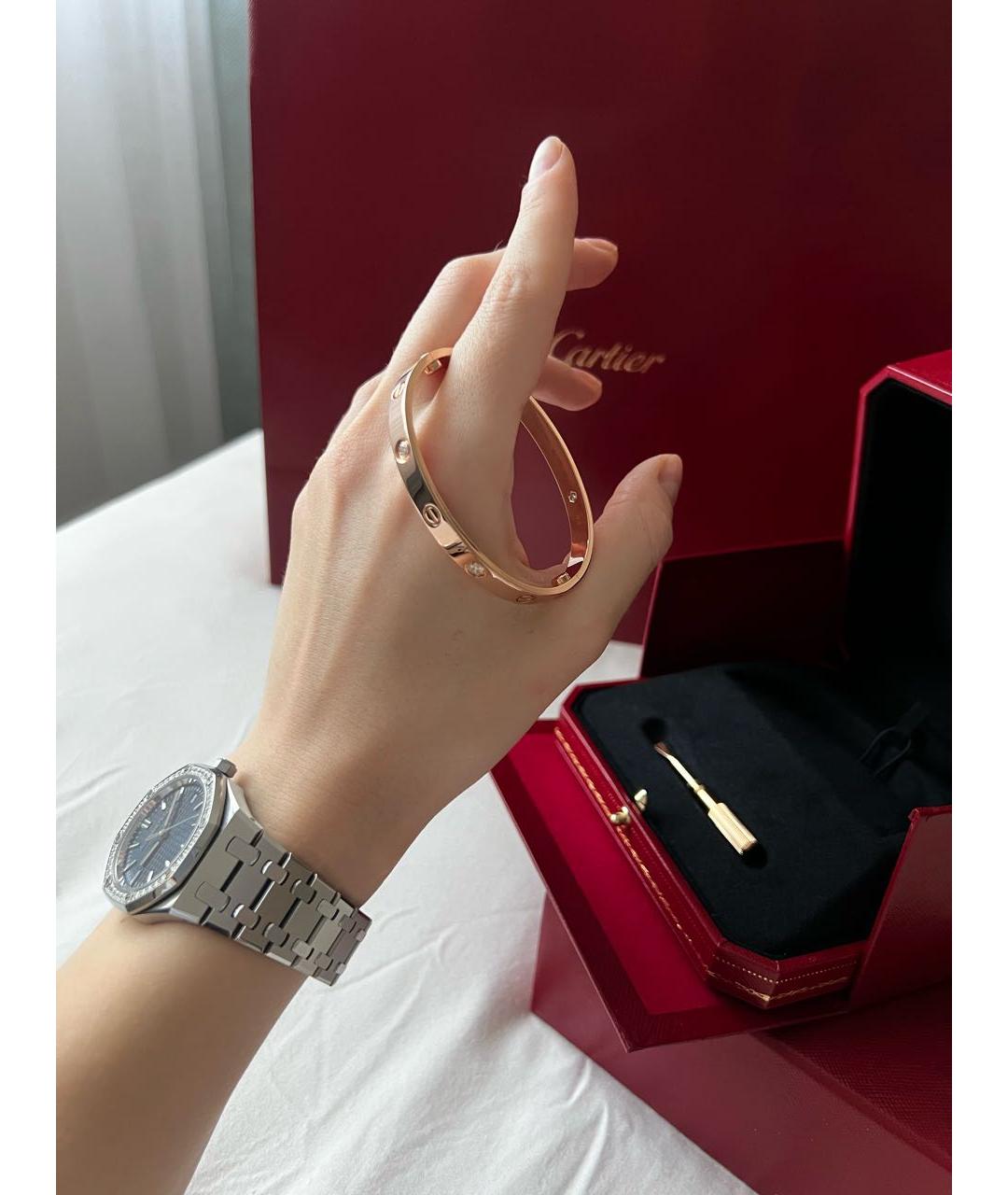 CARTIER Золотой браслет из розового золота, фото 4