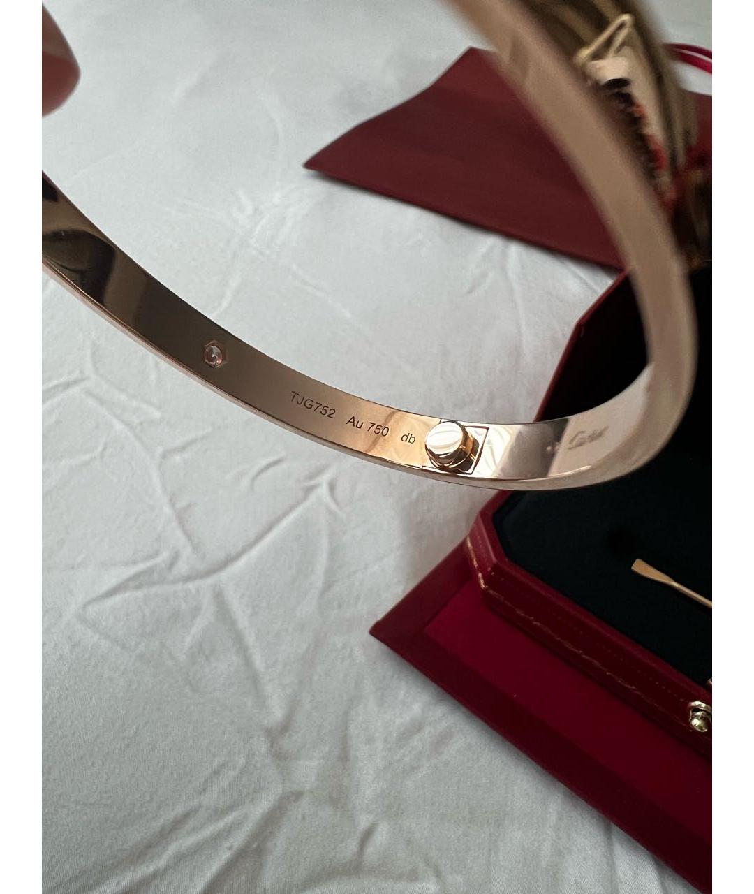 CARTIER Золотой браслет из розового золота, фото 7