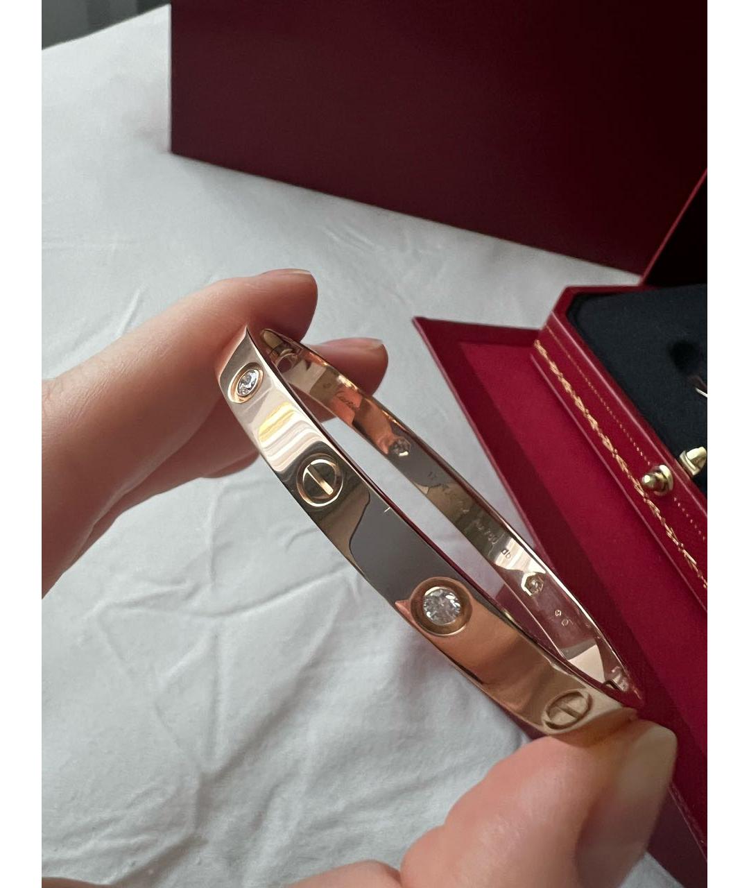 CARTIER Золотой браслет из розового золота, фото 6