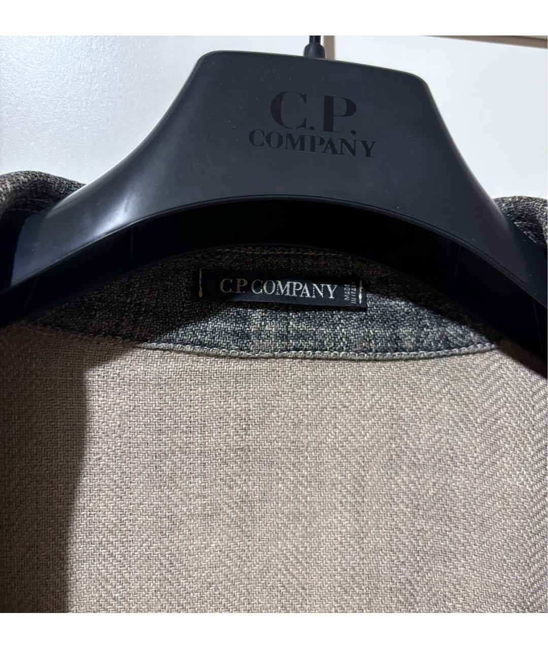 CP COMPANY Серый льняной жакет/пиджак, фото 5