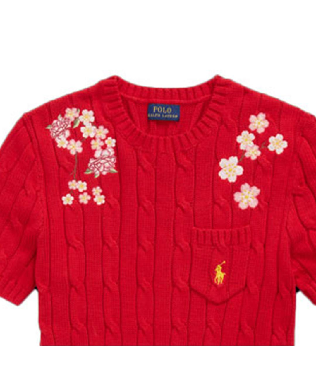 POLO RALPH LAUREN Красный джемпер / свитер, фото 1