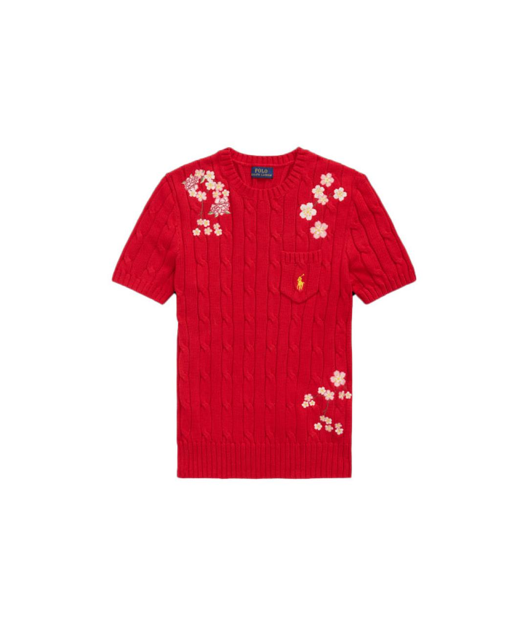 POLO RALPH LAUREN Красный джемпер / свитер, фото 4