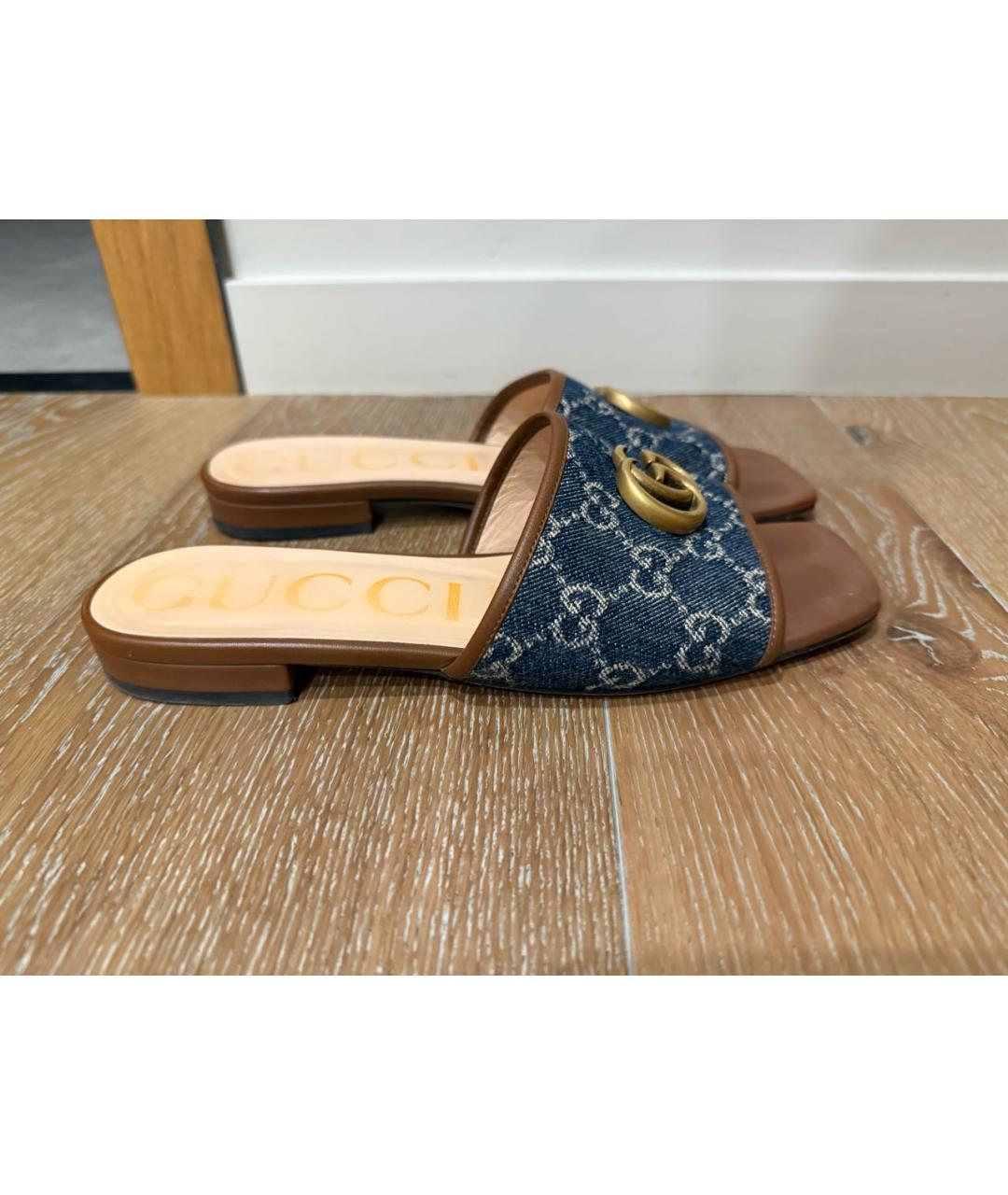 GUCCI Мульти шлепанцы, фото 8