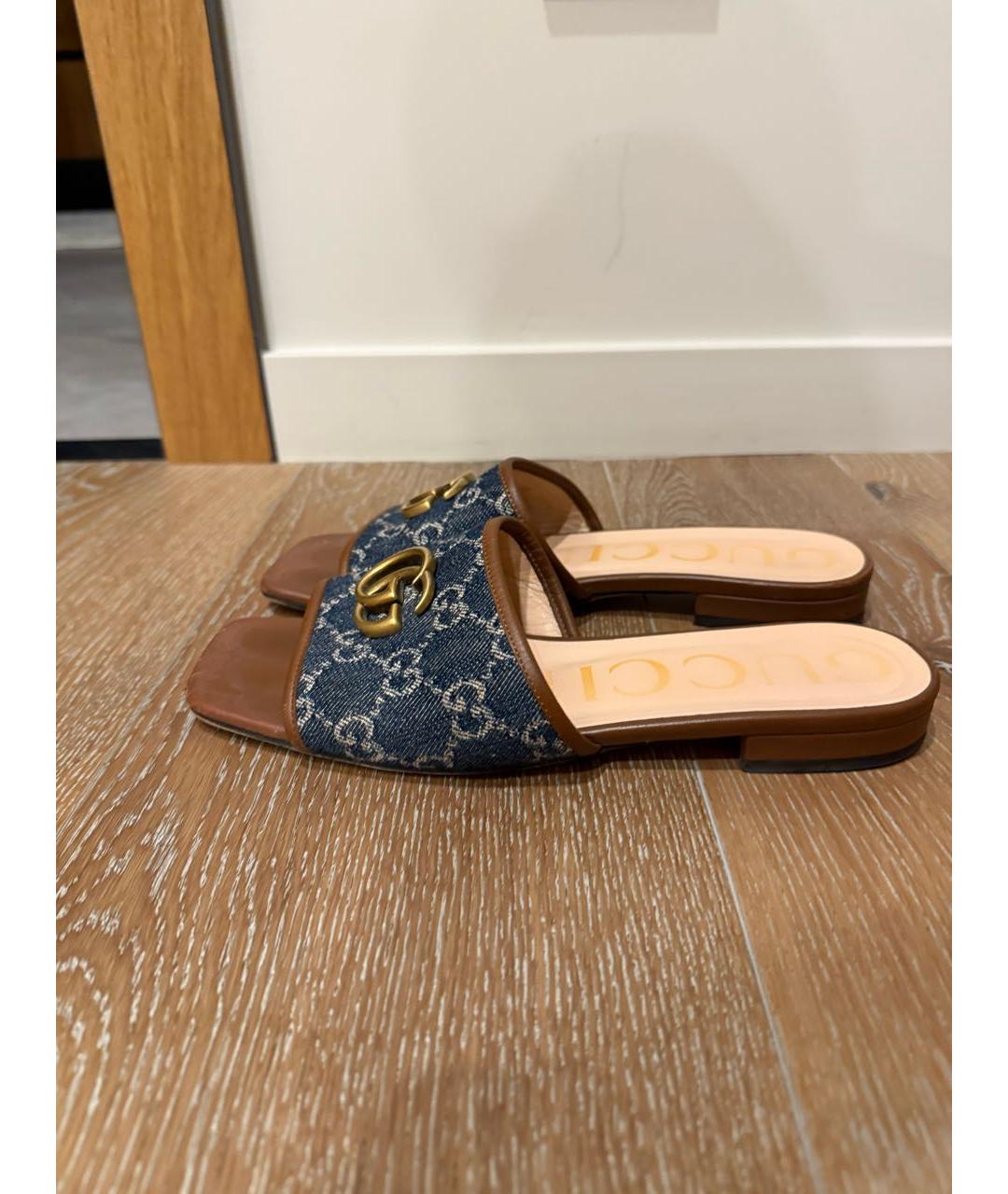 GUCCI Мульти шлепанцы, фото 6