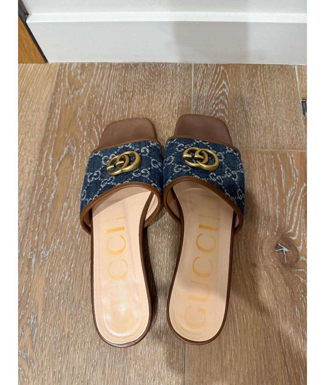 GUCCI Мульти шлепанцы, фото 3