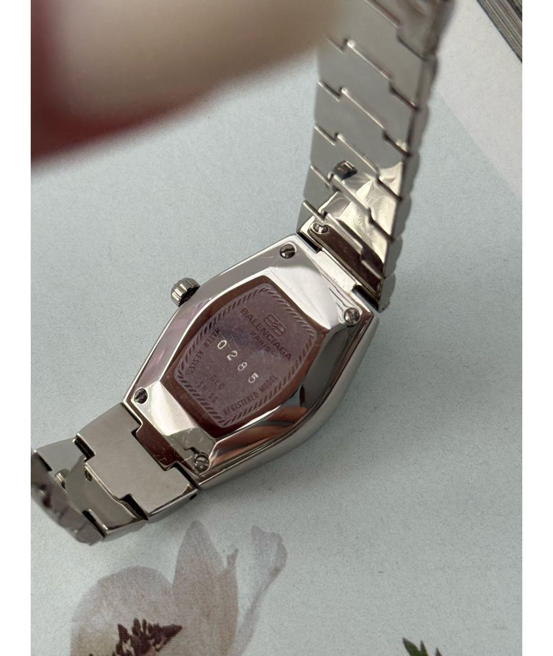 BALENCIAGA Серебряные часы, фото 4