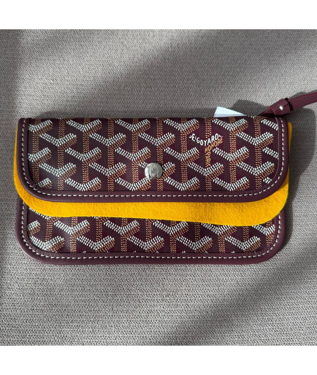 GOYARD Бордовая сумка тоут, фото 4