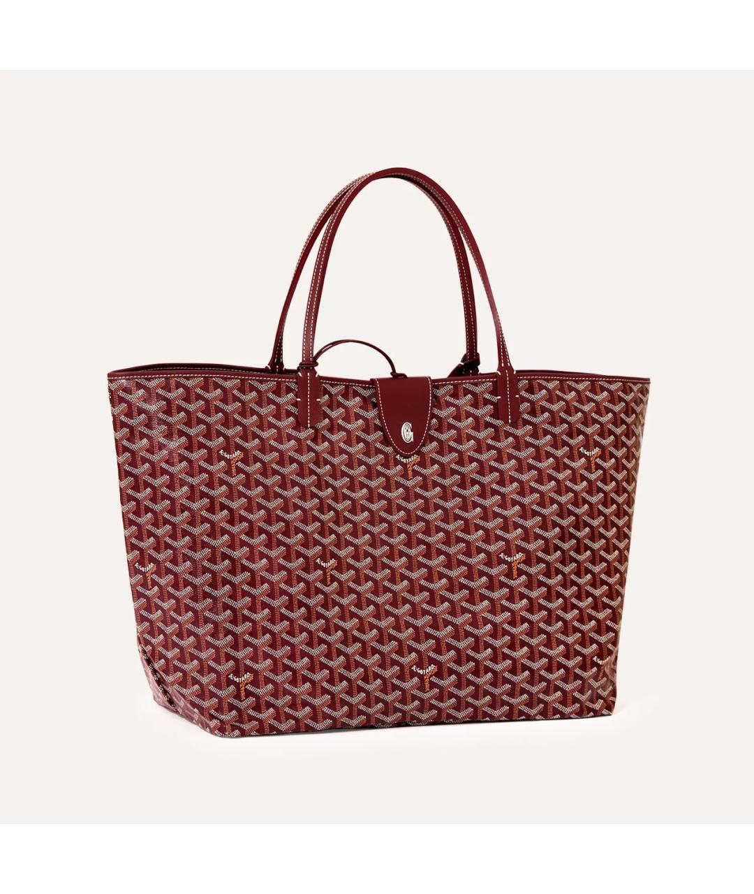GOYARD Бордовая сумка тоут, фото 9