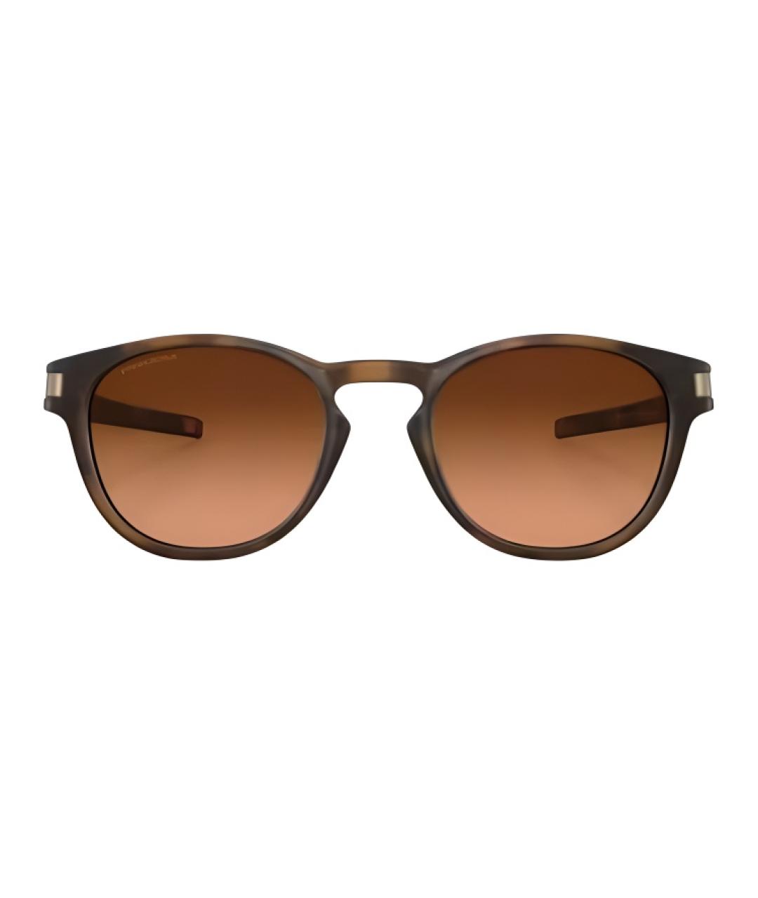 OAKLEY Коричневые пластиковые солнцезащитные очки, фото 2