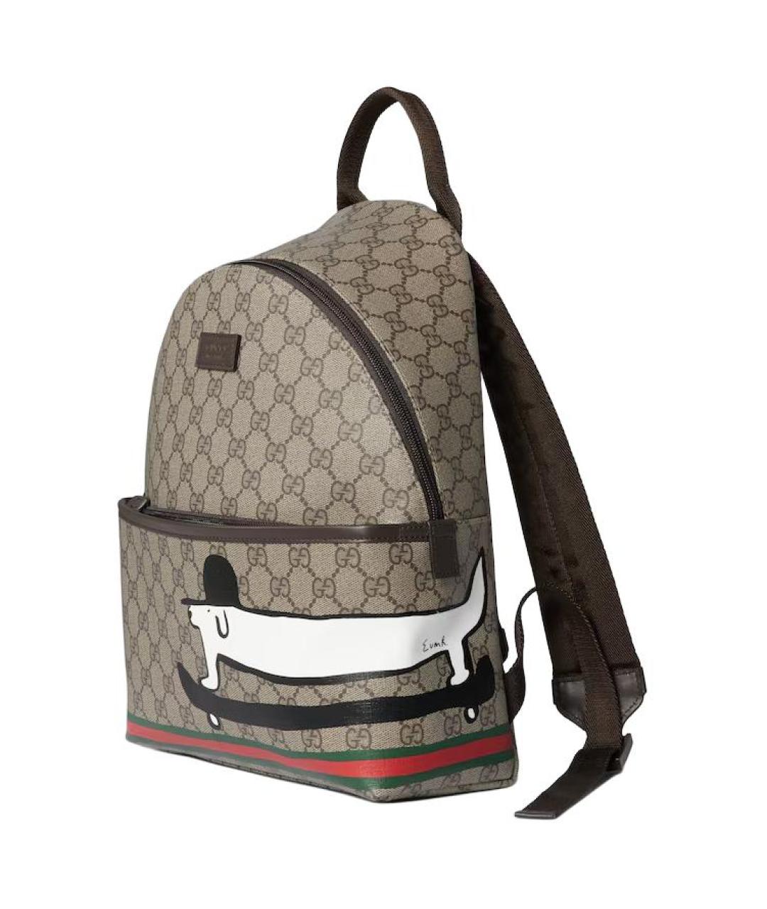 GUCCI Коричневый рюкзак, фото 2