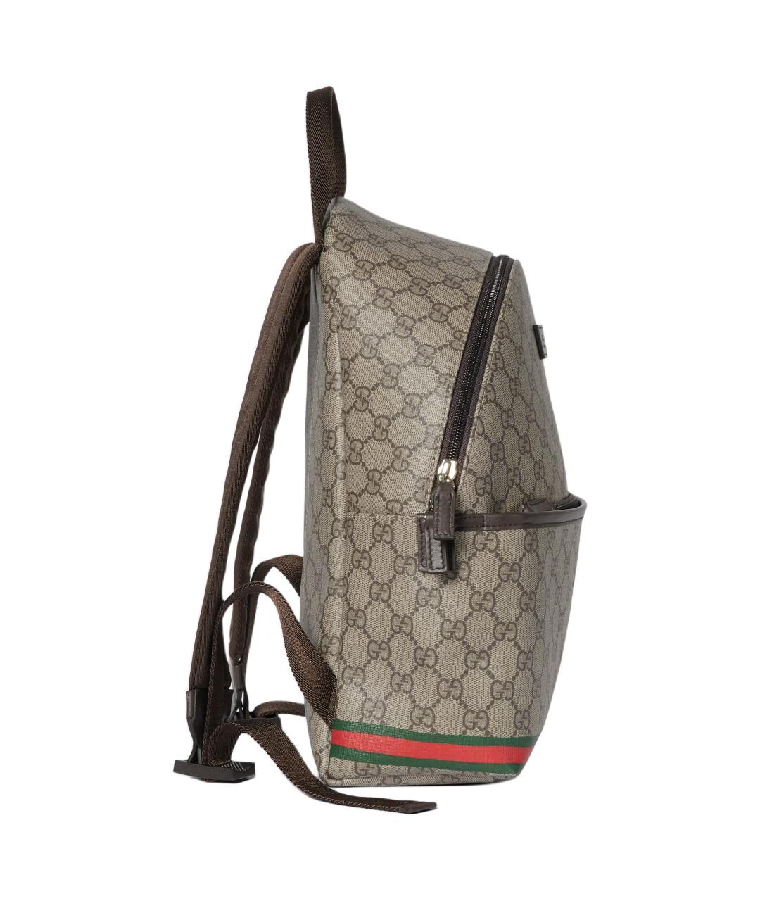 GUCCI Коричневый рюкзак, фото 3