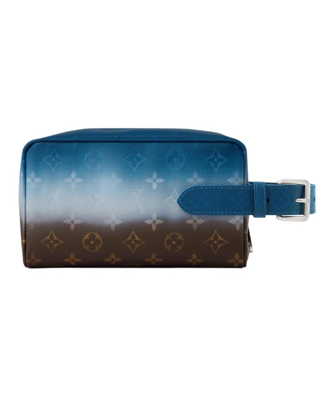 LOUIS VUITTON Синяя барсетка, фото 3
