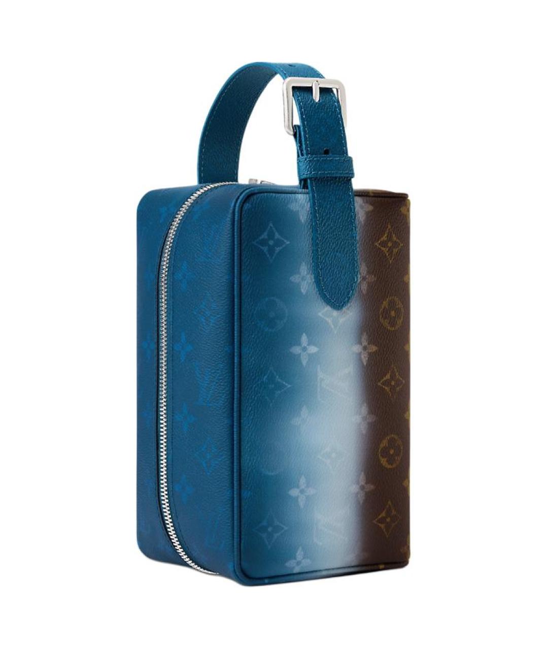 LOUIS VUITTON Синяя барсетка, фото 4