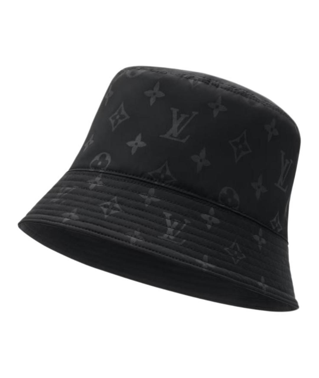 LOUIS VUITTON Черная синтетическая панама, фото 4