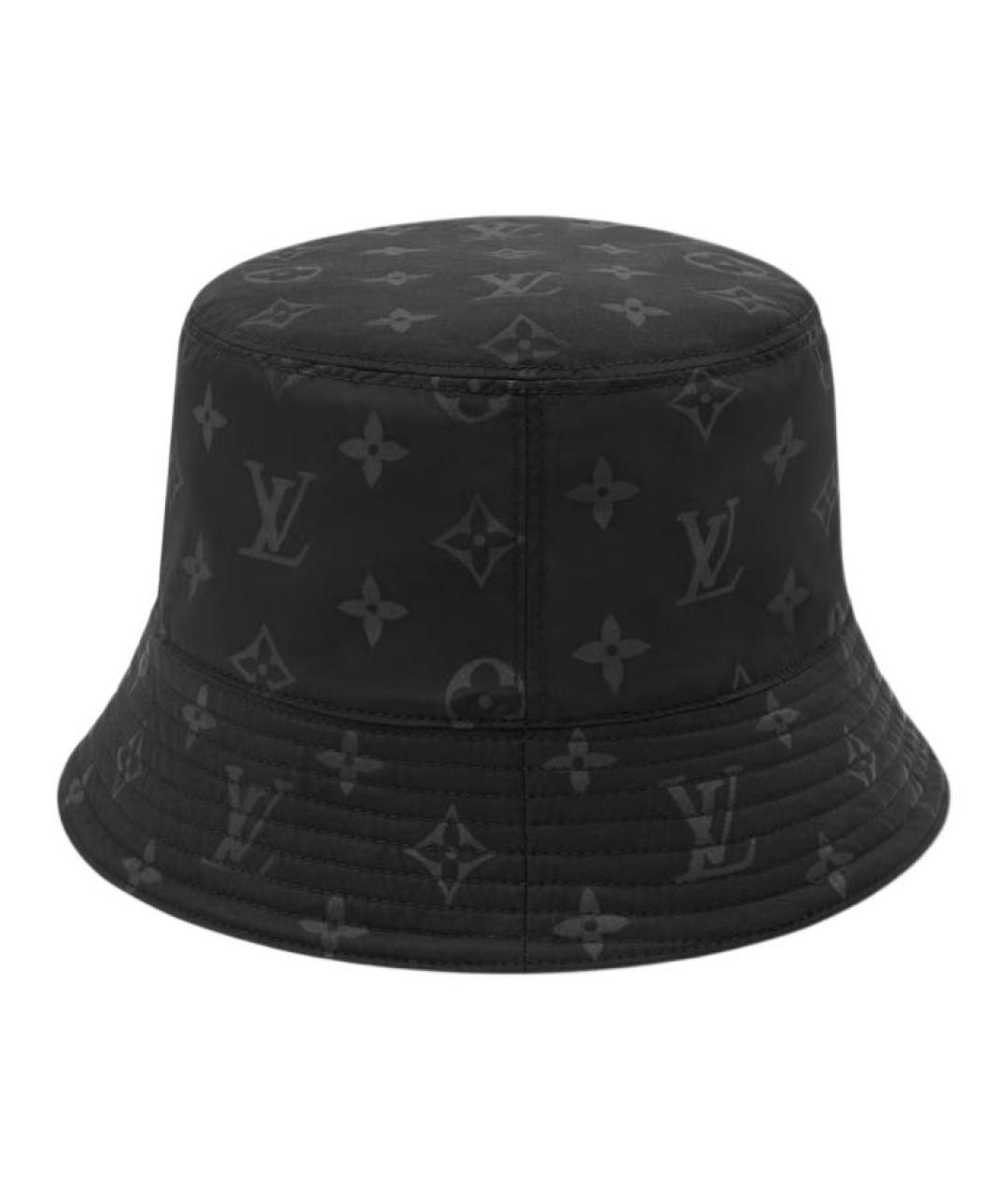 LOUIS VUITTON Черная синтетическая панама, фото 3