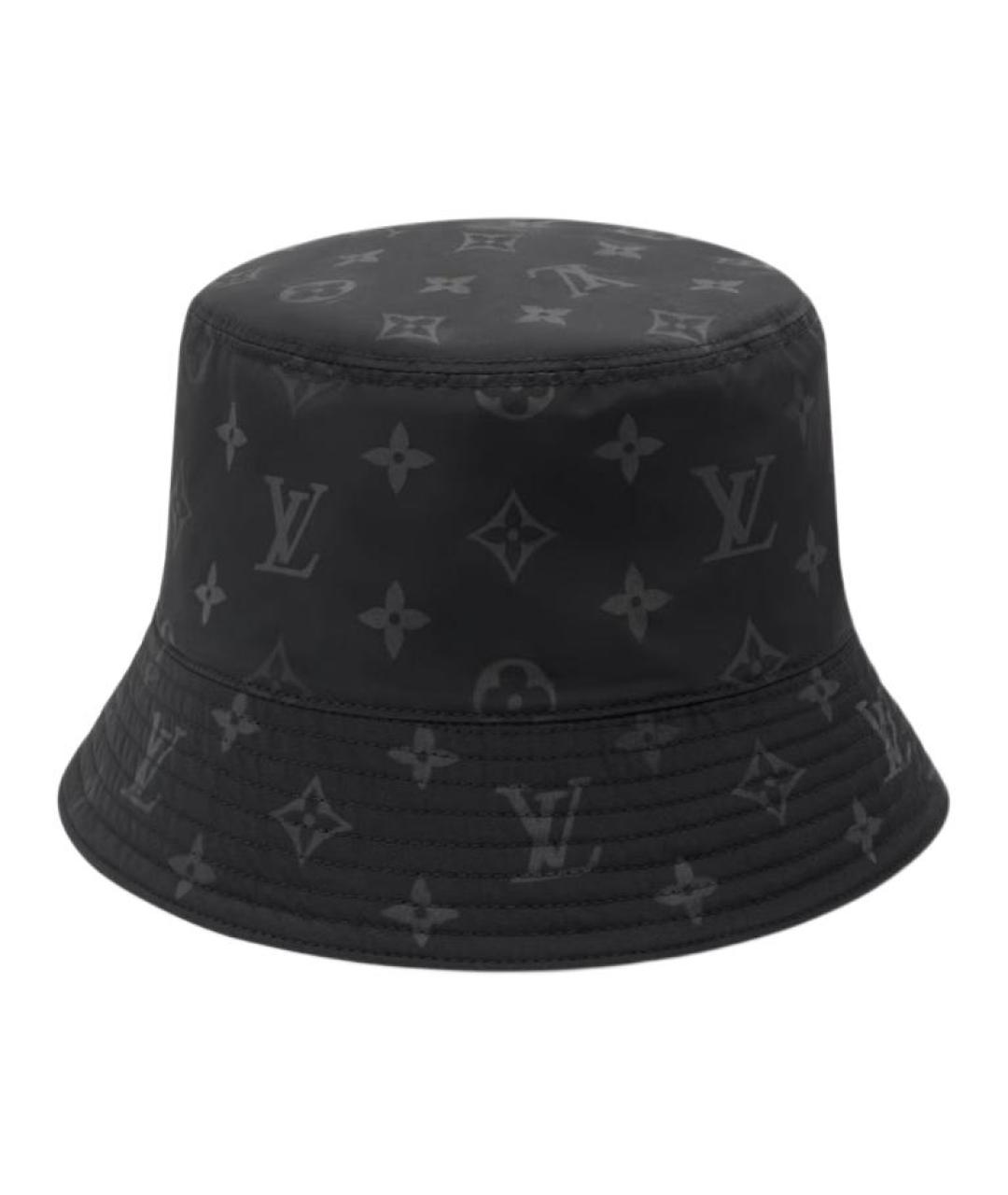 LOUIS VUITTON Черная синтетическая панама, фото 2