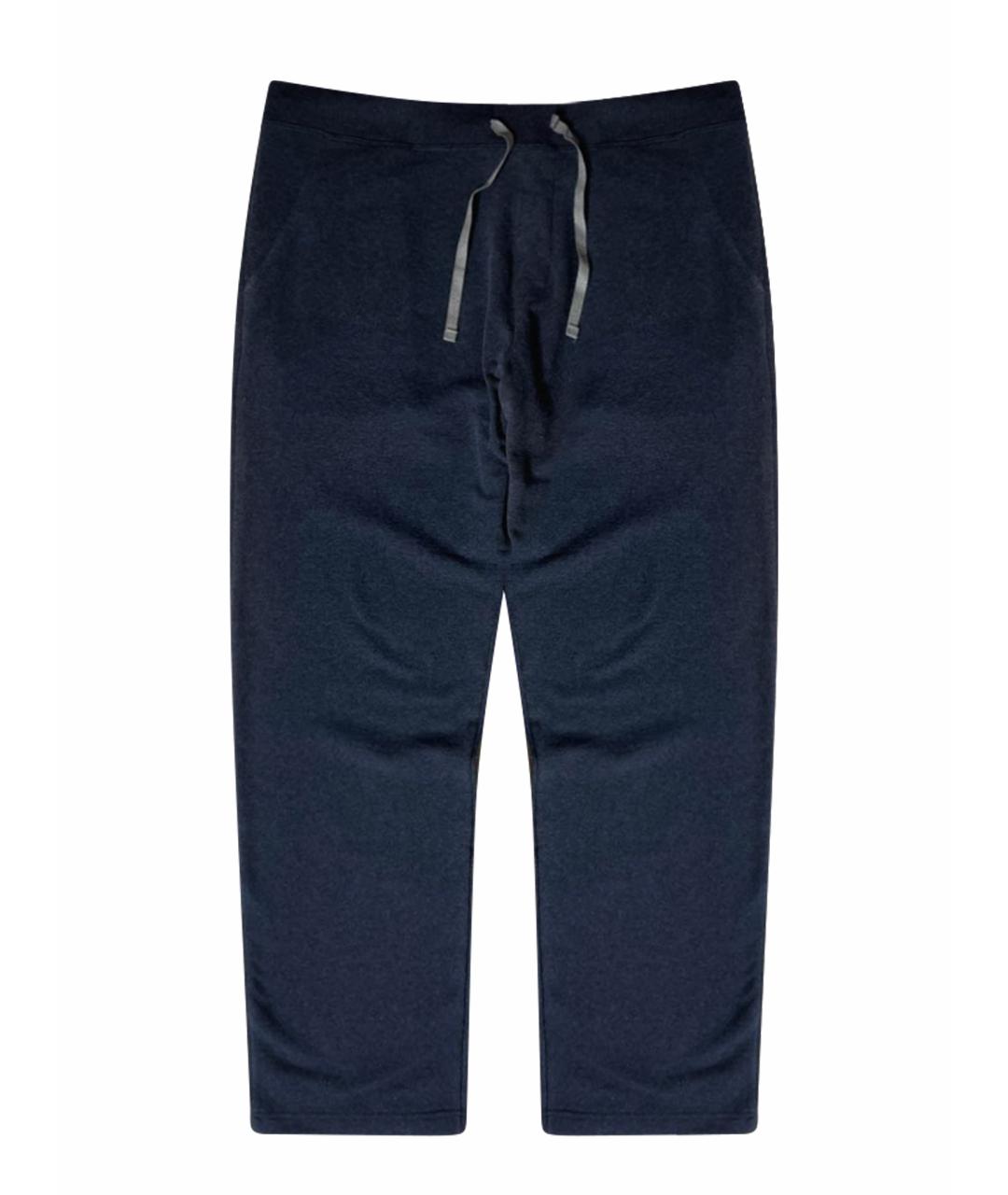 CANALI Темно-синие хлопковые повседневные брюки, фото 1