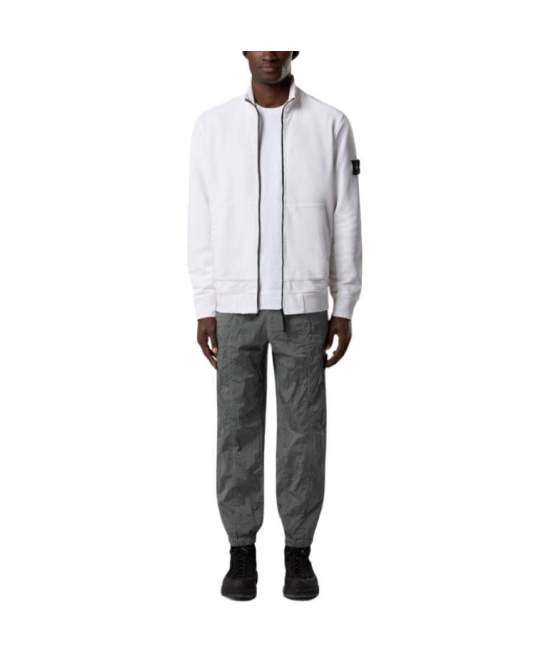 STONE ISLAND Белая куртка, фото 3