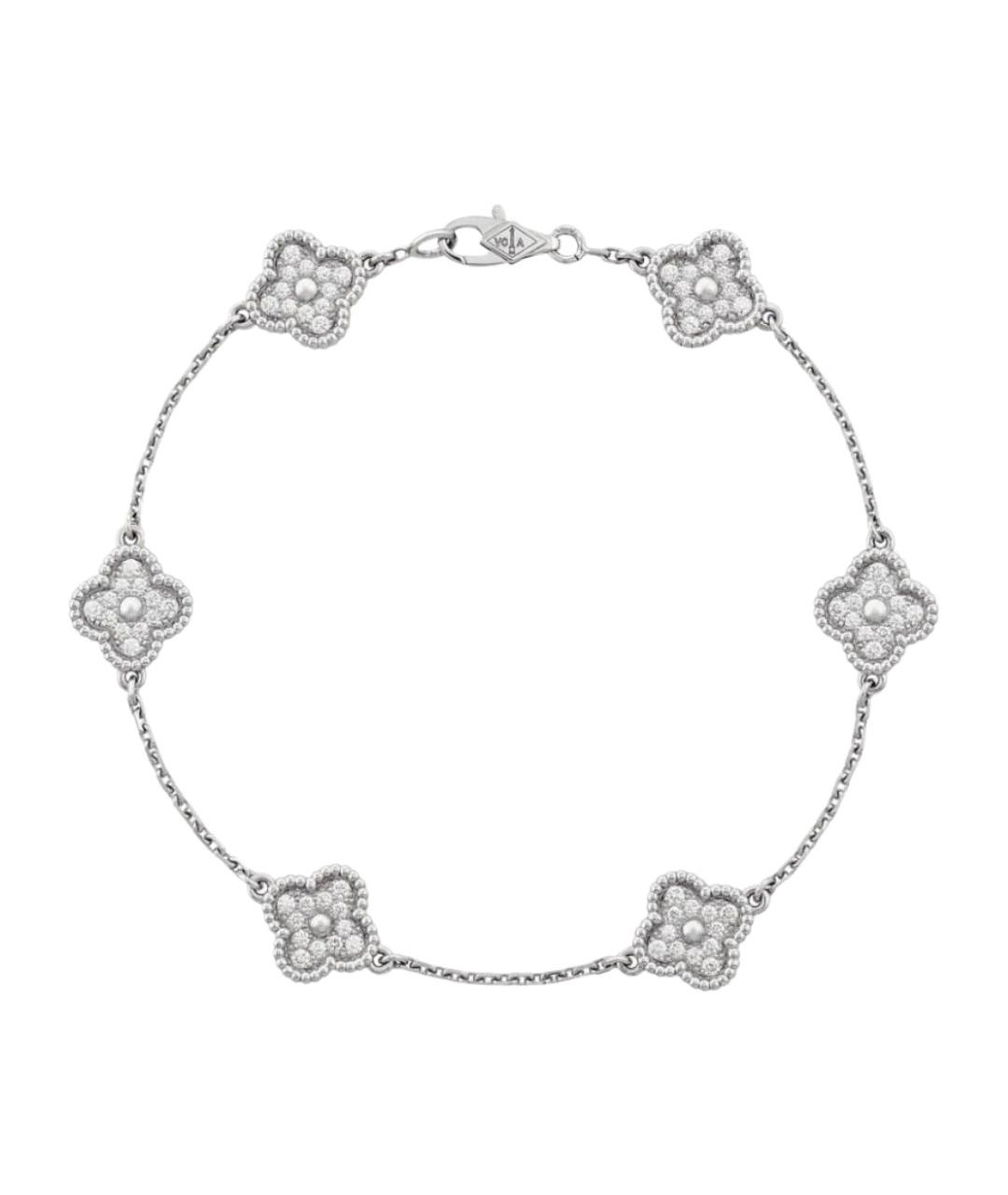 VAN CLEEF & ARPELS Серебряный браслет из белого золота, фото 1